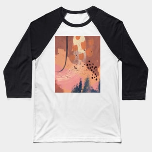 Modern abstract painting, acrylic painting 8 Baseball T-Shirt